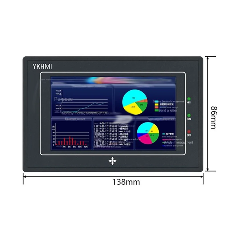 YKHMI Hot Sale PLC touchscreen HMI alles in één geïntegreerde 100% nieuwe originele Mini HMI voor CNC industriële controller levering voorraad