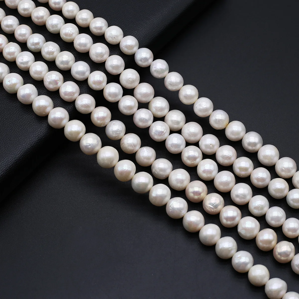 Natural Freshwater AAA Grade Pearls Beaded Near Round Loose Spacer Beads for Jewelry Making Diy Bracelets Necklaces Accessories