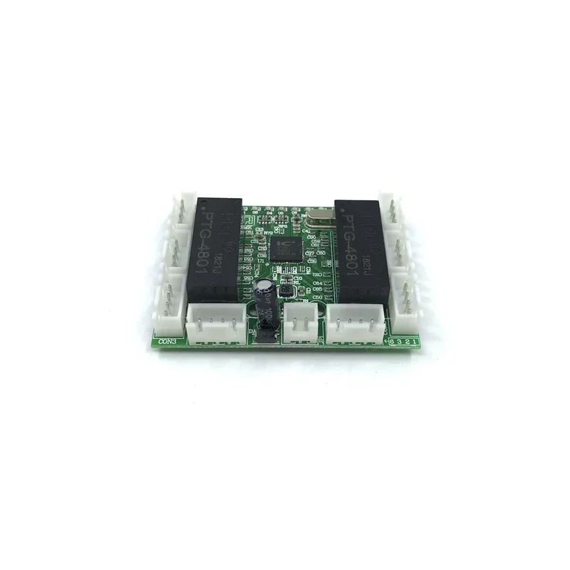 Mini module ontwerp ethernet switch printplaat voor ethernet switch module 10/100 mbps 8 poort PCBA board OEM Moederbord