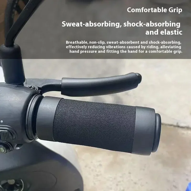 1/3 Sets Soft Anti-Slip Scooter Bicycle Protective Handlebar Cover New Motorcycle Brake Handle Sponge Sleeve DIY Accessories