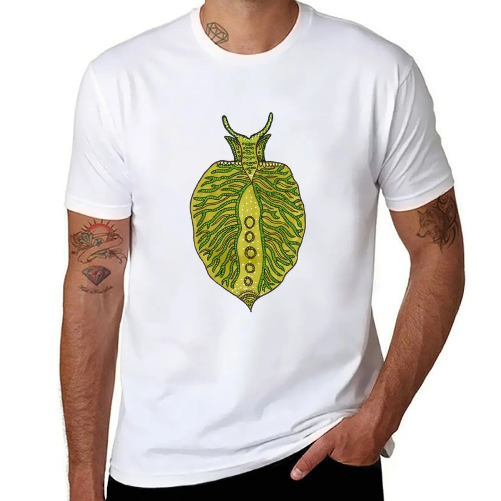 

Emerald Green Sea Slug T-Shirt t shirts for man pack white mens graphic t shirts T-Shirt