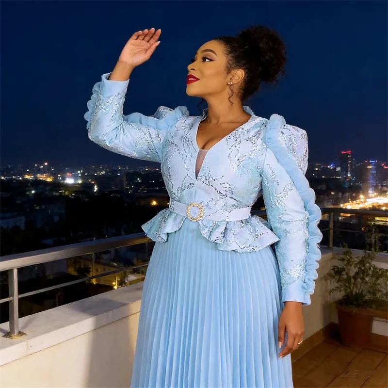 

Вечерние платья больших размеров для женщин в африканском стиле: роскошные плиссированные платья, элегантные мусульманские свадебные и праздничные наряды, одежда в стиле Анкара и дашики.