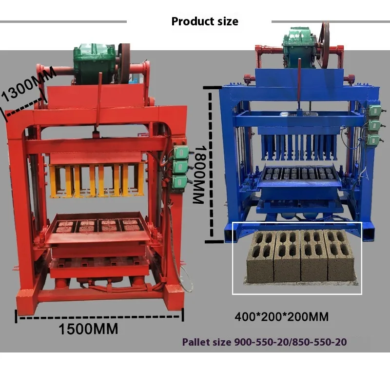 Multi Functional Mold 4-35 For Paving Grass Planting Bricks, Urban Road Paving, Cement Brick Making Machine