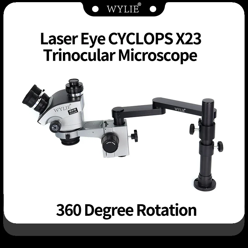 

WYLIE X23 Universal Swing Arm Microscope For Phone Repair Continuous Zoom 360 Degree Rotation Ultra High Definition Microscope