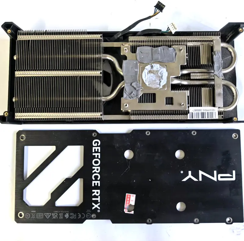The Cooler Radiator for PNY RTX4060 RTX4060ti RTX4070 TWIN X2 Video Card with Backplate