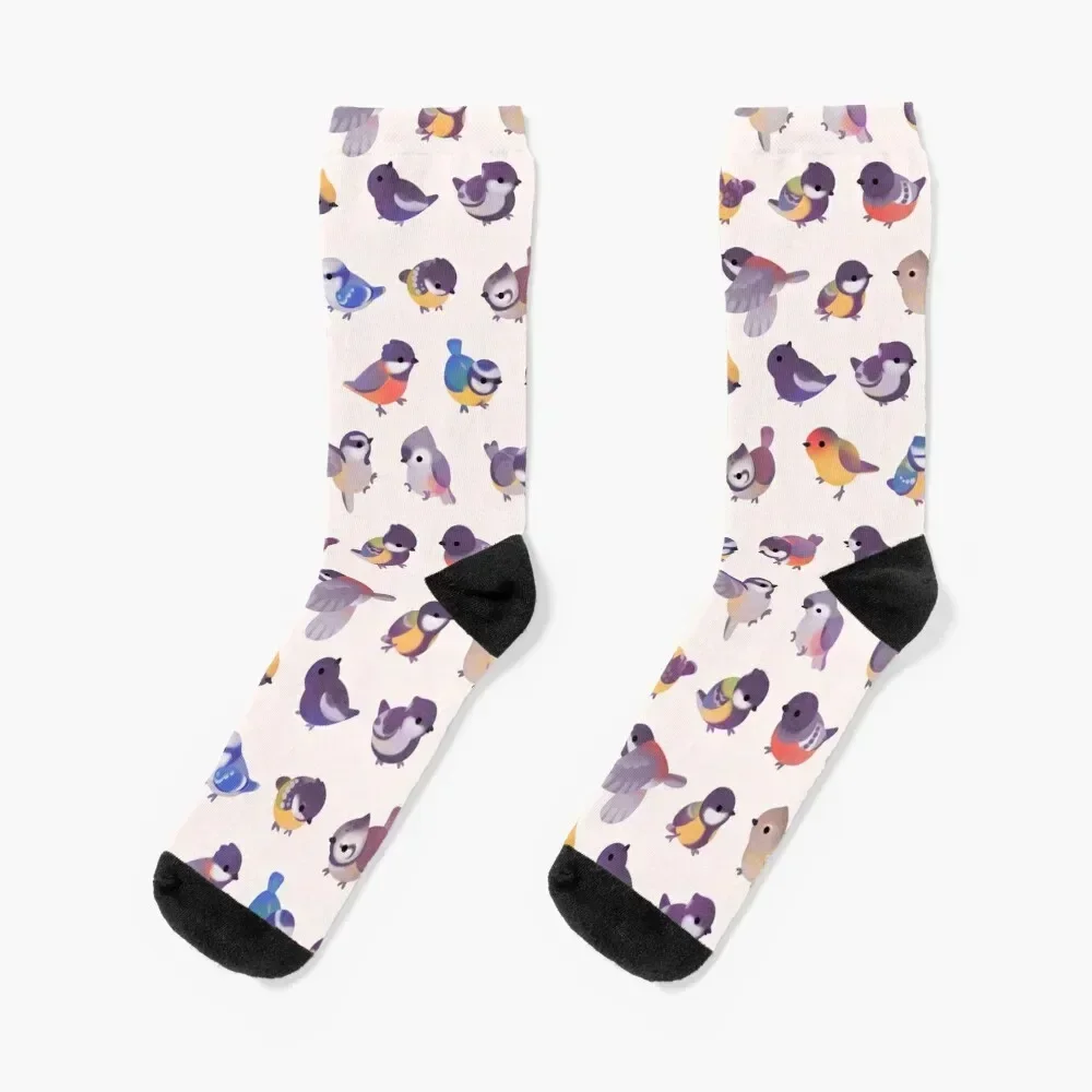 

Little bird (Paridae) Socks retro Children's Socks For Men Women's