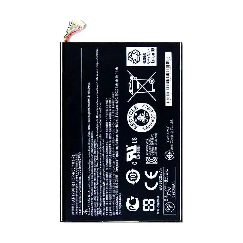 AP14F8K Bat-715 (إصدار 3 خطوط) A1311 لشركة أيسر Iconia Tab A1-830 A1-850 A3-A10 A3-A11 B1 B1-810 B1-820 بطارية واحدة 7 10