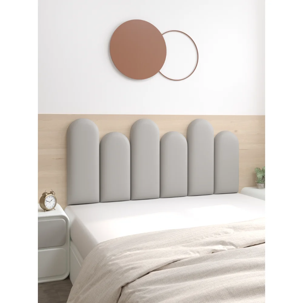 Tatami Wall Enclosing Wall Headboards Hotel Baffle Bedroom Anti-collision Cushion Soft Bag Self-adhesive Tete De Lit En Bois