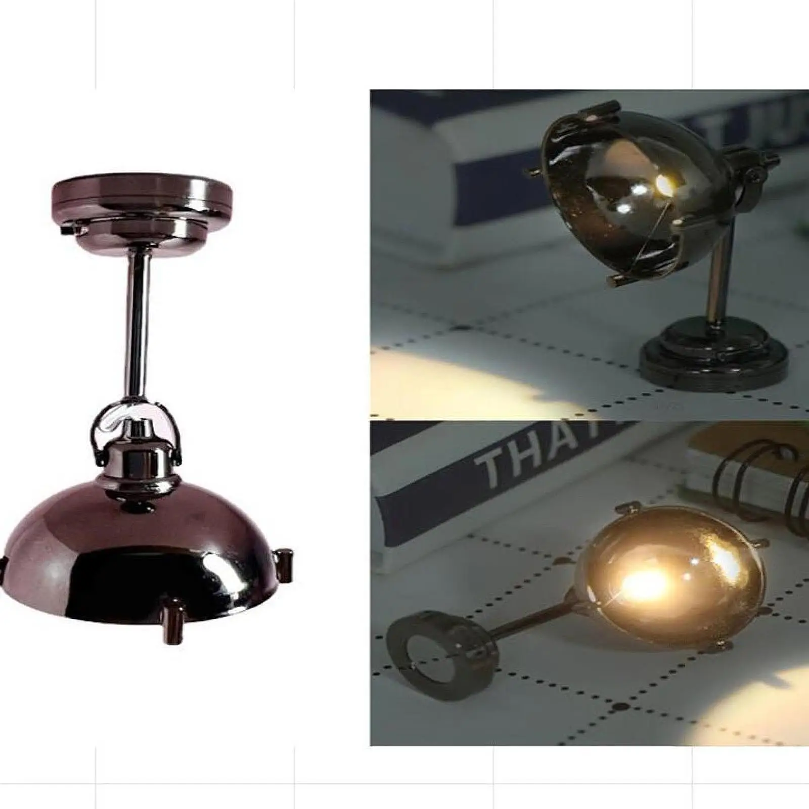 

1:12 Потолочный светильник для кукольного домика, миниатюры для ролевых игр, аксессуары, мини для столовой, гостиной, реквизит для фотосессии, спальни, кукольный домик