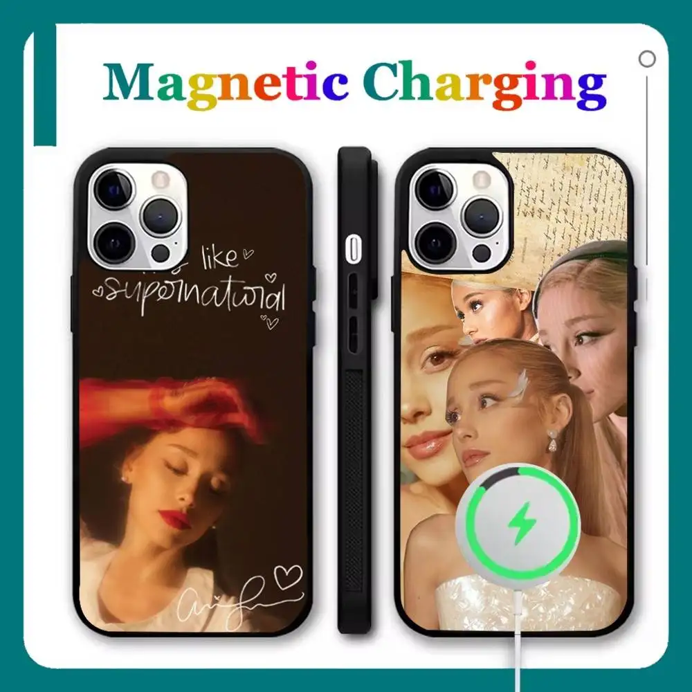 

A-Ariana G-GrandeS Singer Phone Case For iPhone 17,16,15,14,13,12,11,Pro,Max,Plus,Mini,Air,SE Magsafe Magnetic Wireless Charging