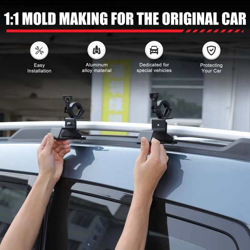

For Changan Dark Blue G318 2024-2025 Carbon Steel Black Car Roof Rack Engineering Shovel Bracket Car Accessories