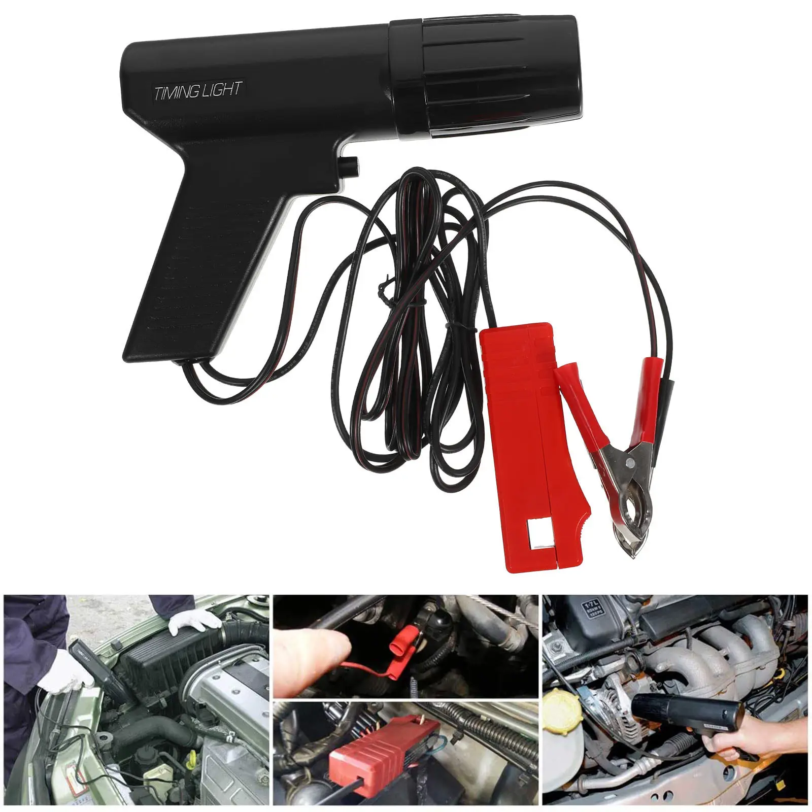 

Engine Timing Light Inductive Strobe Lamp Ignition System Repair Tool for Car Motorcycle Ship Automotive