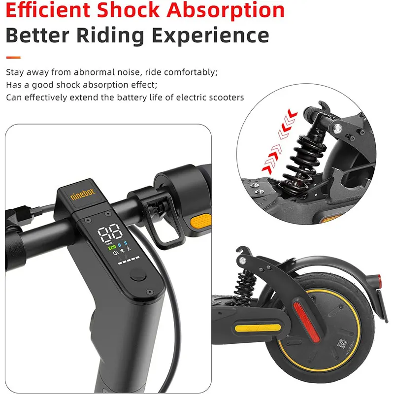 Ulip Rear Shock Suspension Upgrade Kit Shock Absorber For Segway Ninebot Max G30 G30LP G30E Electric Scooter Fender Taillight