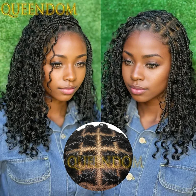 Full Lace Synthetic Dreadlock Box Braided Wig 12