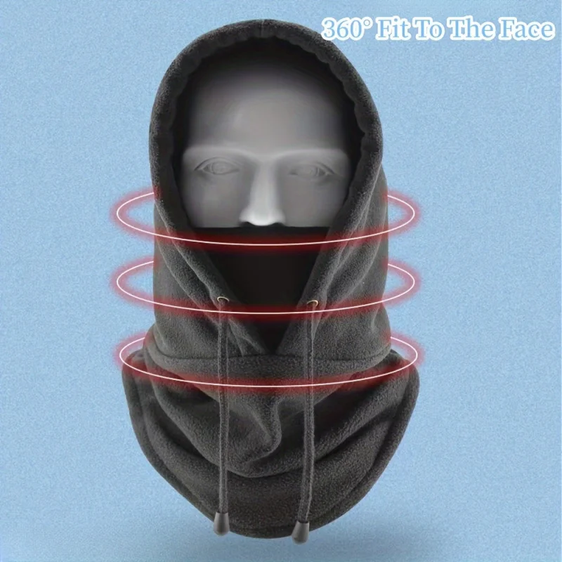 Balaclava Ski Mask - Windproof, Warm Full Face Cover With Neck Gaiter For Cold Weather, Stretchy Polyester