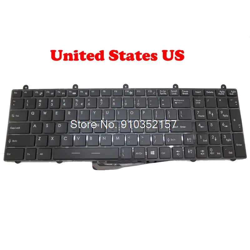 

US English RU Keyboard For MSI GX60 GX70 3BE 3CC GT60 WT60 2OJ 2OK WT70 2OL Z70 2BA GP60 2PE 2QE 2QF AR Arabic HU Hungary