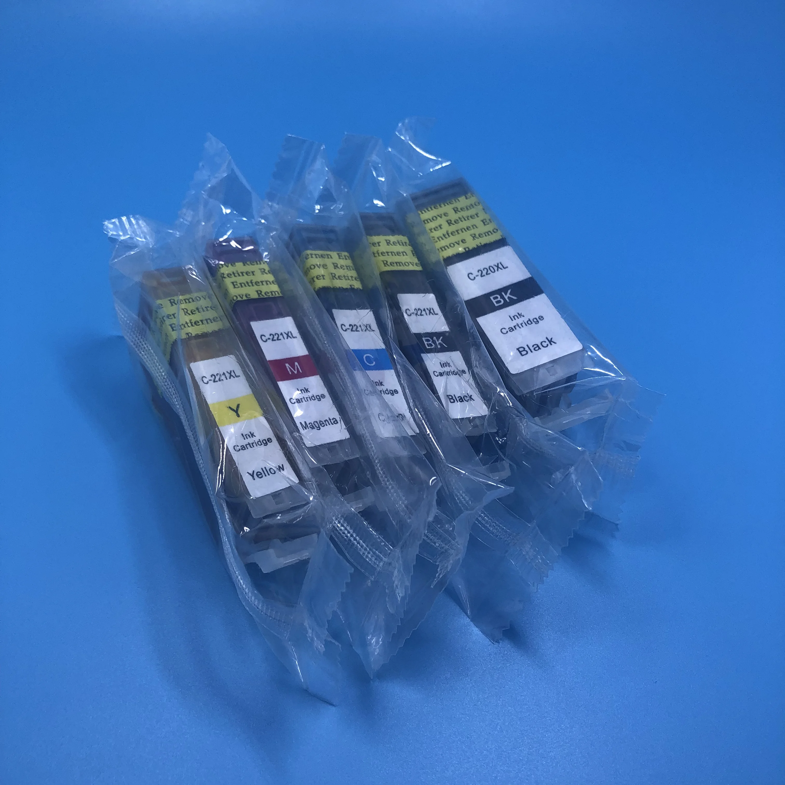 

5Pcs/Set Compatible Ink Cartridge PGI-220 CLI-221 for Canon Pixma MP540 MP550 MP560 MP620 MP630 MP640 MP980 MP990 MX860 IP3600