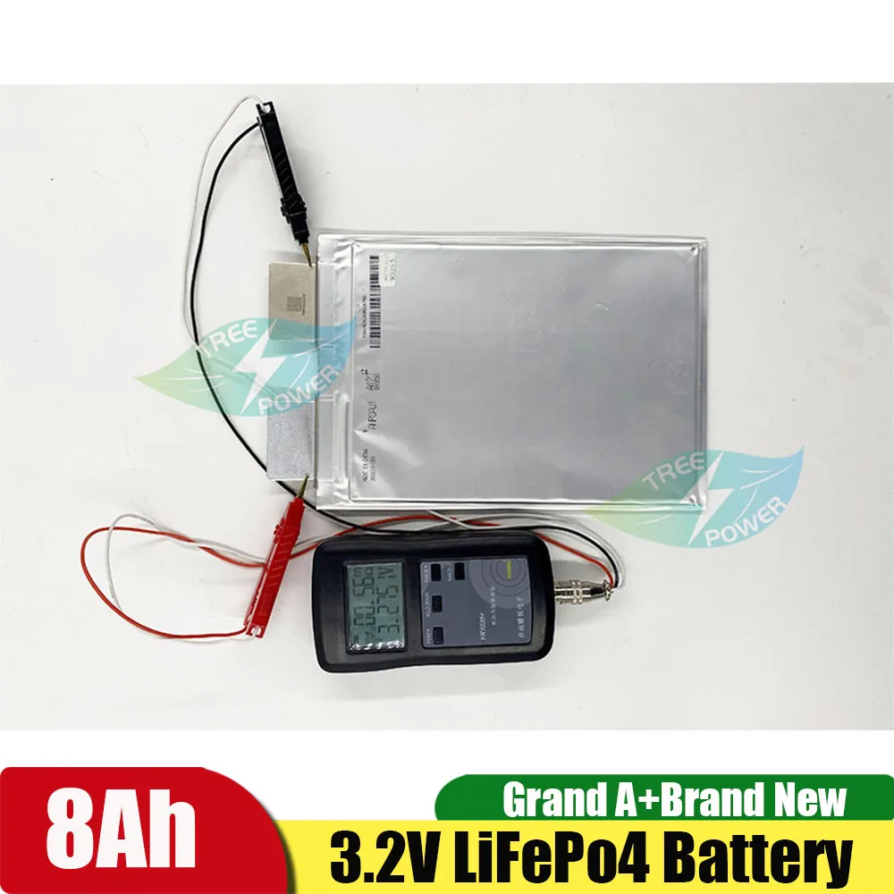 3.2V 8AH Lifepo4 bateria wysoki rozładowanie 50C 400A dla majsterkowiczów 12V 36V 16Ah uruchom baterie RC komórki