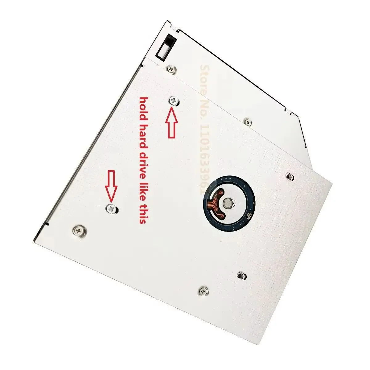 Universal 12.7mm 2nd SATA Hard Drive HDD SSD Optical Bay Caddy Frame Bracket Tray for Acer E1-571 E1-571G 4736G 4750G 4752 4755G view 5