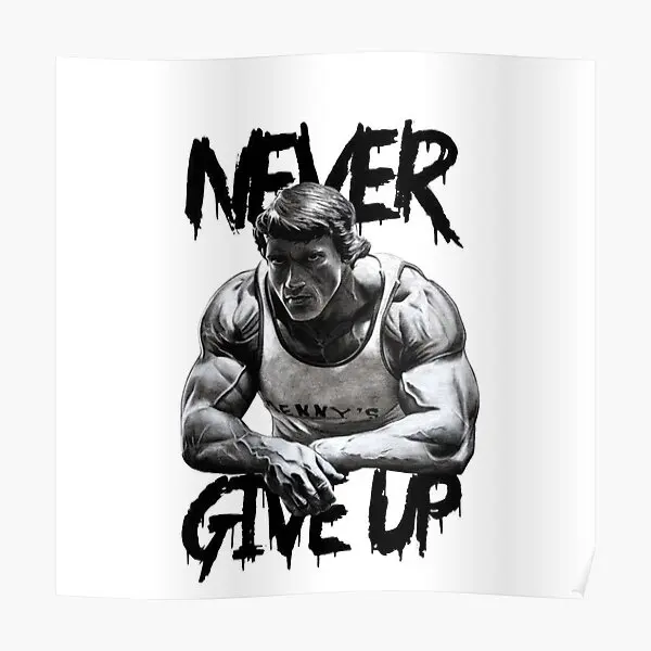 Arnold Schwarzenegger Motivation  Poster Picture Decor Modern Vintage Painting Mural Wall Home Room Funny Print No Frame