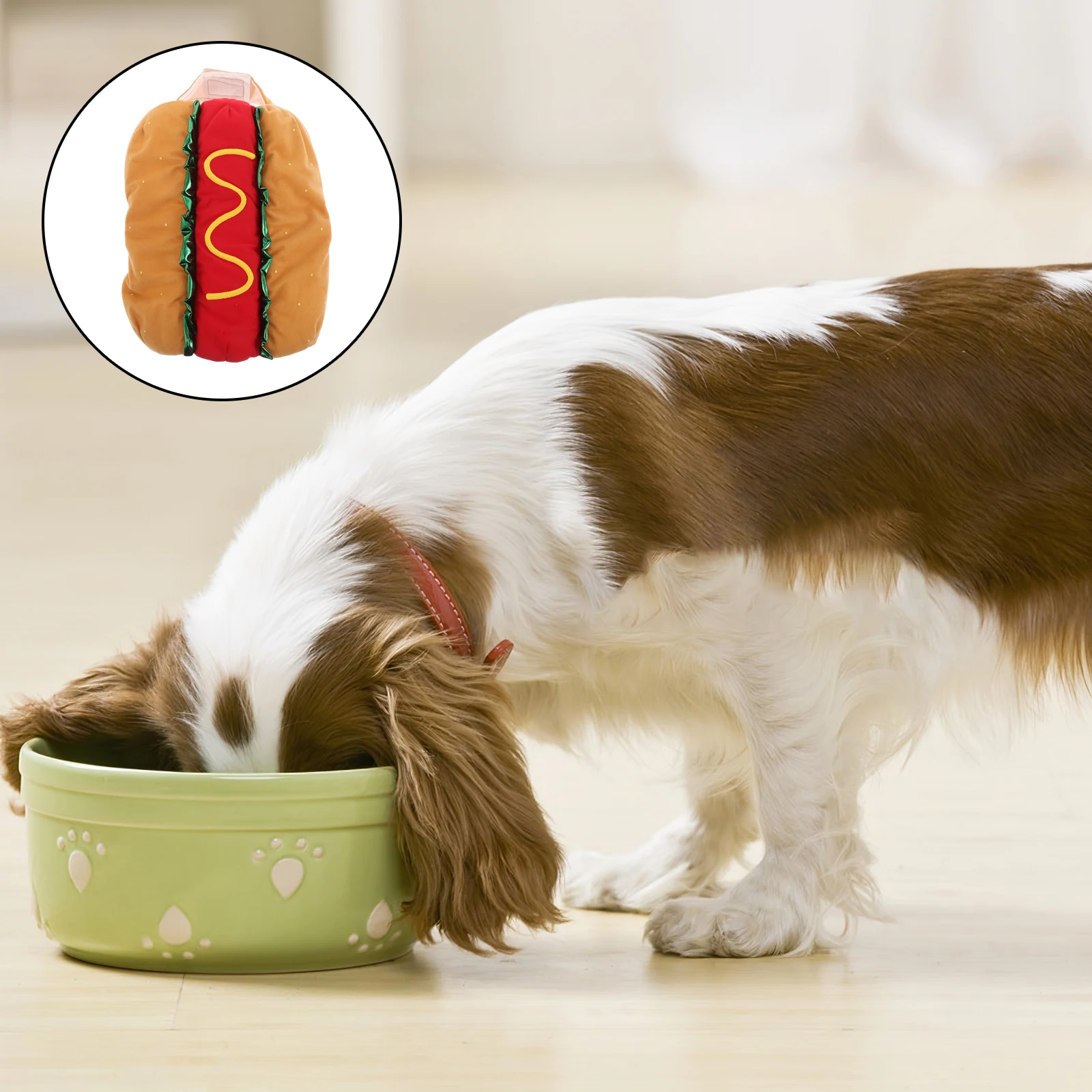 

Hot Dog Hamburger Transformation Costume Halloween Costumes Clothes Funny Pet Clothing Small Apparel Outfits