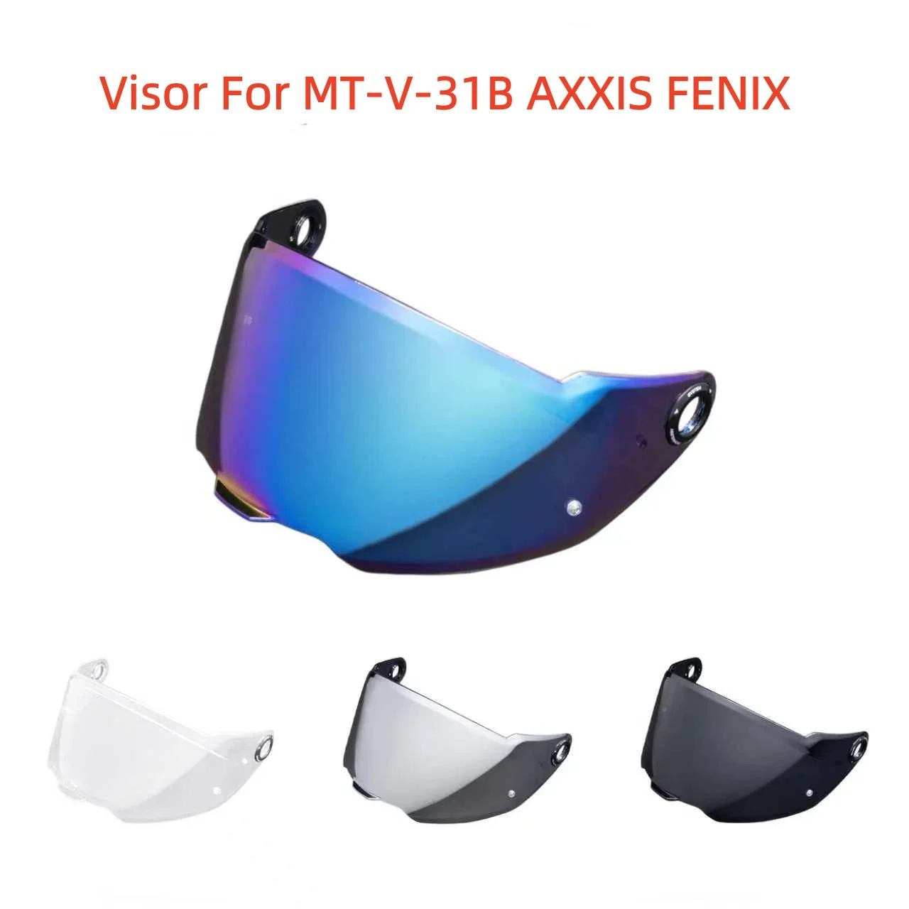 AXXIS FENIX MT-V-31B Quick Release Helmet Visor Replacement Lens Original AXXIS Helmet Accessory