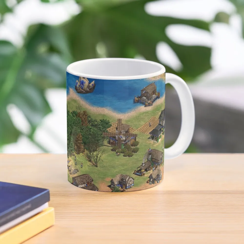 Age Of Empires Classic Battle Cup Classi  Mug Photo Simple Handle Round Picture Gifts Image Design Tea Drinkware Coffee Printed