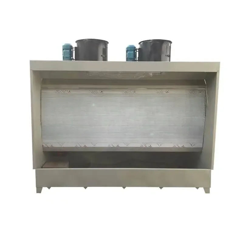 Spray table purification paint mist small spray box water curtain dust removal stainless steel room waste paint