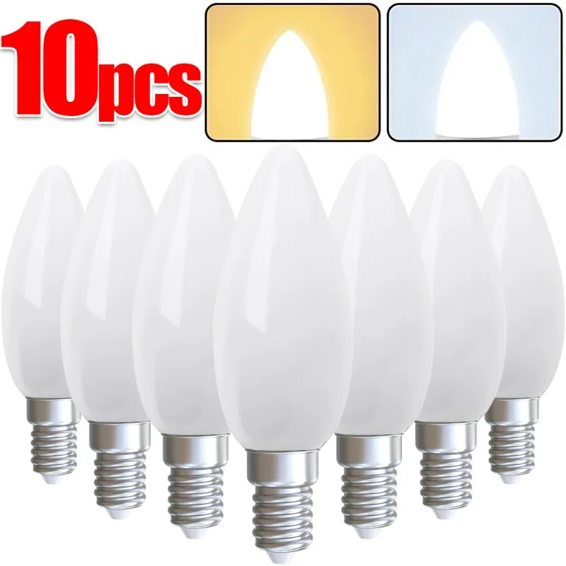 

10/1Pcs LED Light Bulbs Mini Refrigerator Lamp 220V E12 E14 Mini Night Lights Replaceable Screw Bulb Home Freezer Display Lamps