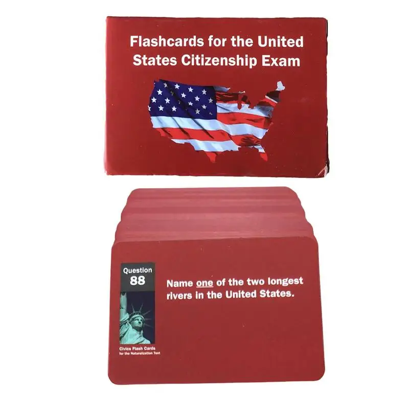 US Citizenship Test Flashcards America Civics Test Prep Flash Cards Study Flashcards With 100 Questions & Answers Gain Insight