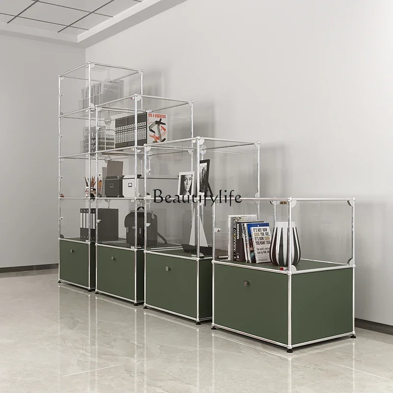 

ls 27Glass display storage Stainless steel mold display cabinet
