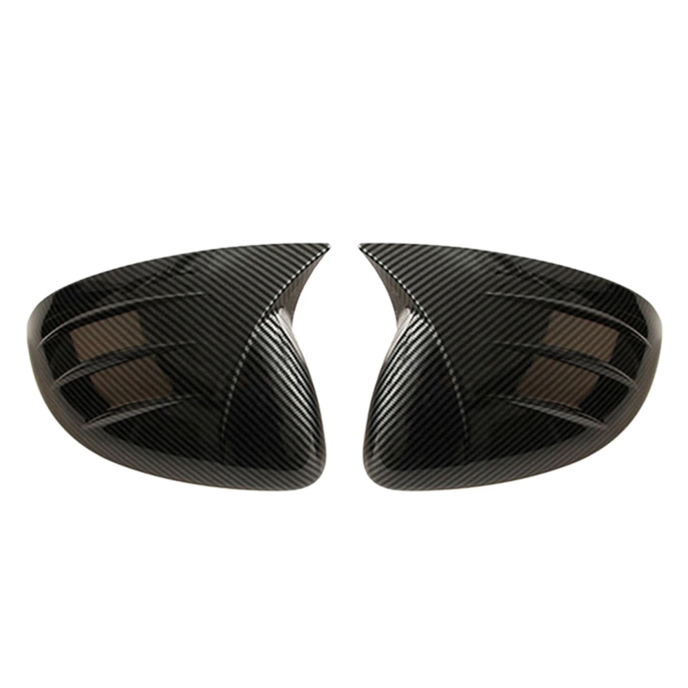 Car Carbon Fiber Rearview Side Glass Mirror Cover Trim Frame Side Mirror Caps for Benz S C Class W223 W206 2021 2022