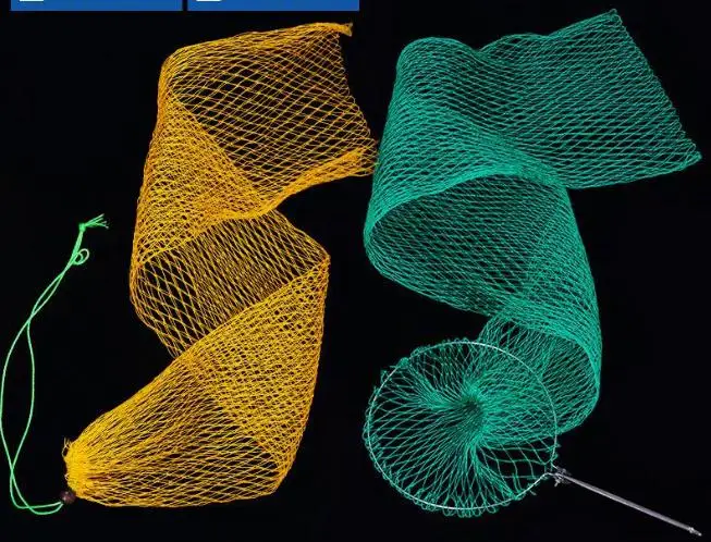 

Fishing Net Flat Bottom Drawstring Thickened Durable Material Large Eye Mesh For Boat Aquarium Use Fish Cage Fishing