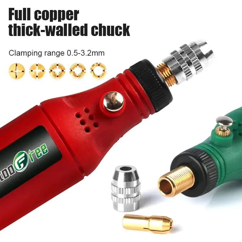 Minitaladro eléctrico de 100V-240V, herramienta rotativa, Control de velocidad, rectificadora, pluma de tallado multifuncional, herramienta eléctrica Dremel