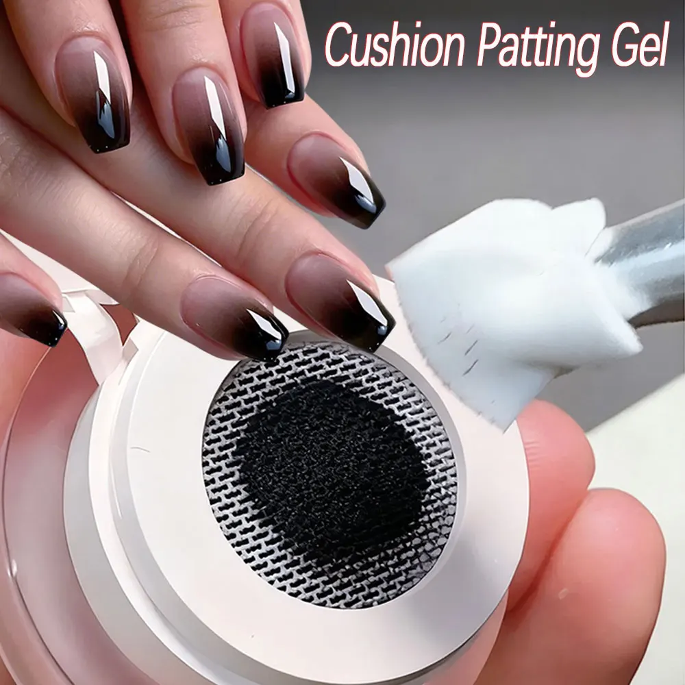5ml noir coussin dégradé peinture Gel noir Ombre tapotements Gel vernis UV/LED Blush floraison Aura manucure Gel vernis à ongles R $ 30 @