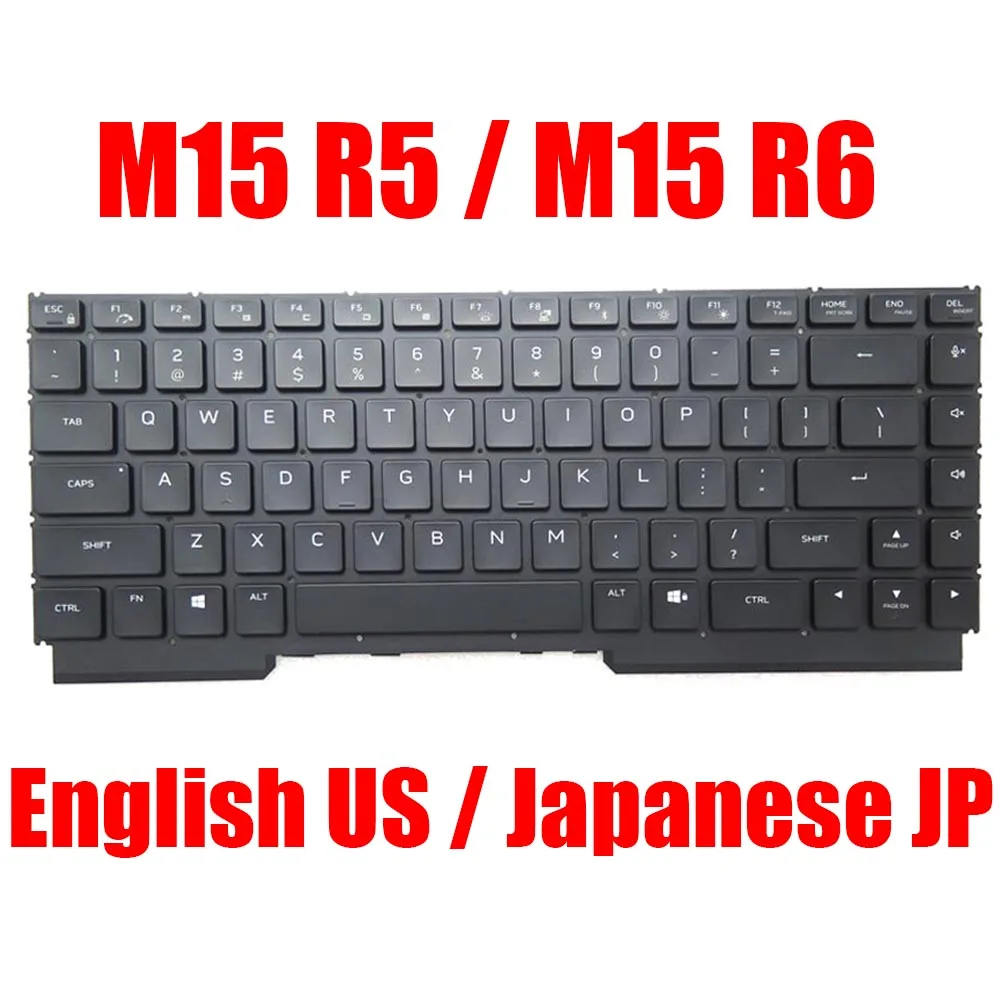 

Клавиатура для ноутбука JP США для Alienware M15 R5 R6 0N1K9X N1K9X 0W5WTV W5WTV V203625AJ2 V203625AS2 японский английский RGB с подсветкой