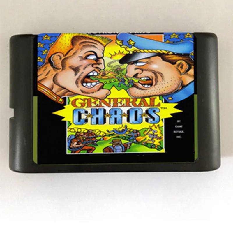 General Chaos Video Game Card 16bit MD Cart For Sega Mega Drive Genesis