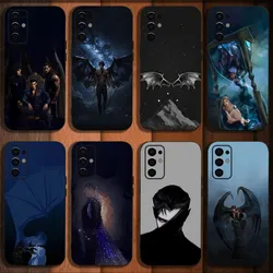 Acotar Court M-Mist and Fury Phone Case For Samsung S24,S21,S22,S23,S30,Ultra,S20,Plus,Fe,Lite,Note,10,9,5G Black Soft Cover