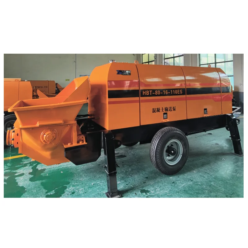 High Quality Diesel Portable Concrete Pump Machine Trailer Concrete Pumps for Sale Price