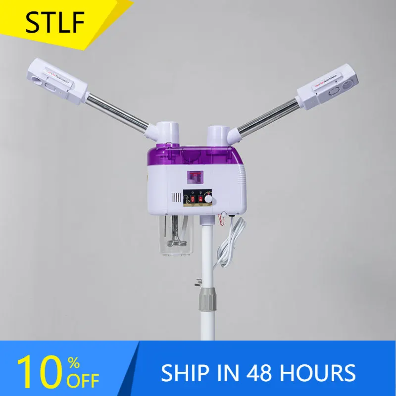 

STLFDual-tube Facial Steamer With Hot And Cold Spray For Home Use A Beauty Instrument For Moisturizing And Hydrating The Face