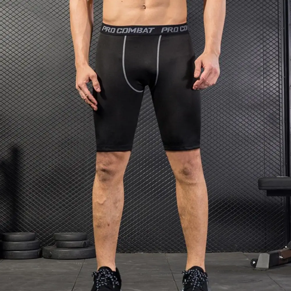 2024 Men Panties Breathable Fitness Shorts Men Bodybuilding Shorts Elastic Compression Tights Skinny Leggins Men Shorts Briefs