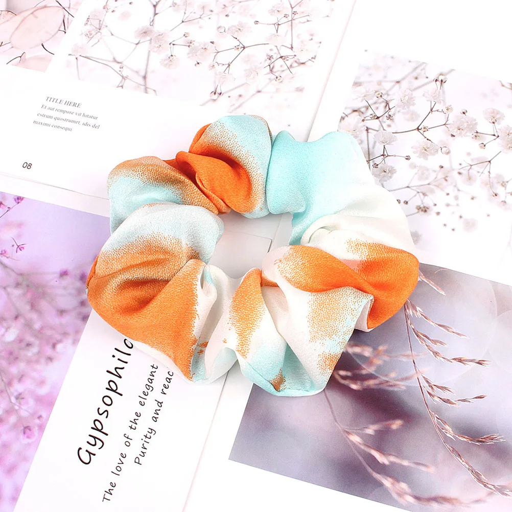 

12pcs colorful Elastic Ponytail Holders For Women Girls Stretch Hair Rings Daily Wear Party Office Gift