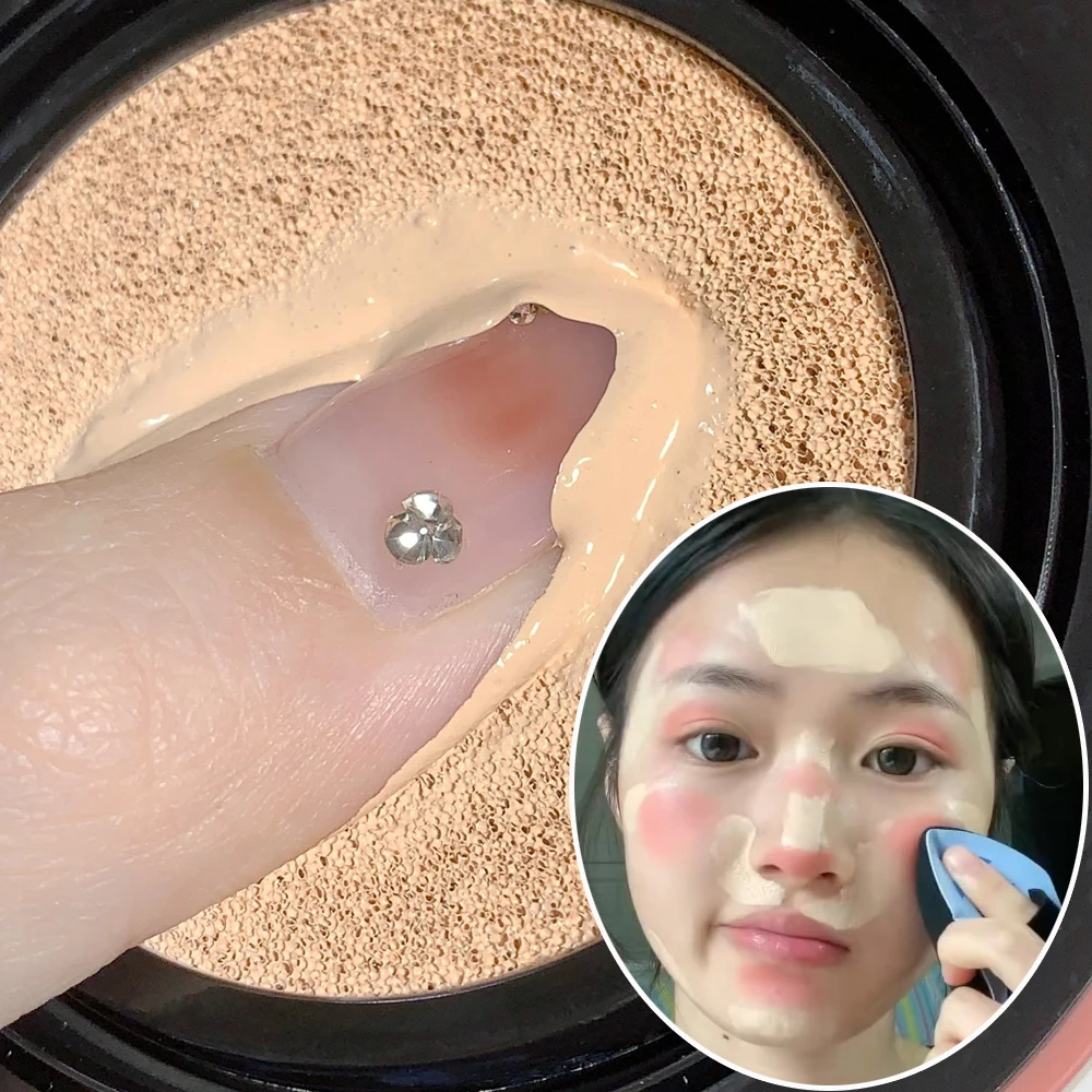 Light Concealer Air Cushion Moisturizing Waterproof Matte Brighten Foundation Oil-control Refreshing BB Cream Summer Face Makeup