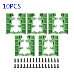 10pcs DRG-01 PCB DIN 35 Rail Adapter Circuit Board Mounting Bracket Mount Holder Multi Tools Plastic Accessories