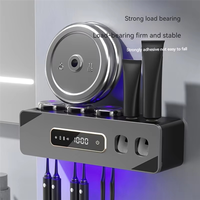 AS60-UV Sanitizing Toothbrush Holder Smart Wall-Mounted Toothbrush Organizer Automatic Toothpaste Dispenser