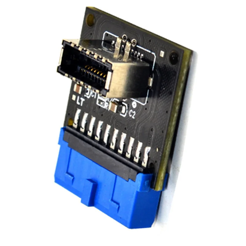 ABGN USB 3.0 к USB 3.2 типа C, передний кабель-переходник типа E, 20-контактный на 19-контактный адаптер для настольных компьютеров