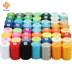 10PCS/Set Multicolor Durable Sewing Threads 402 Polyester Thread for Clothes DIY Patching,Patchwork Sewing Supplies Accessories