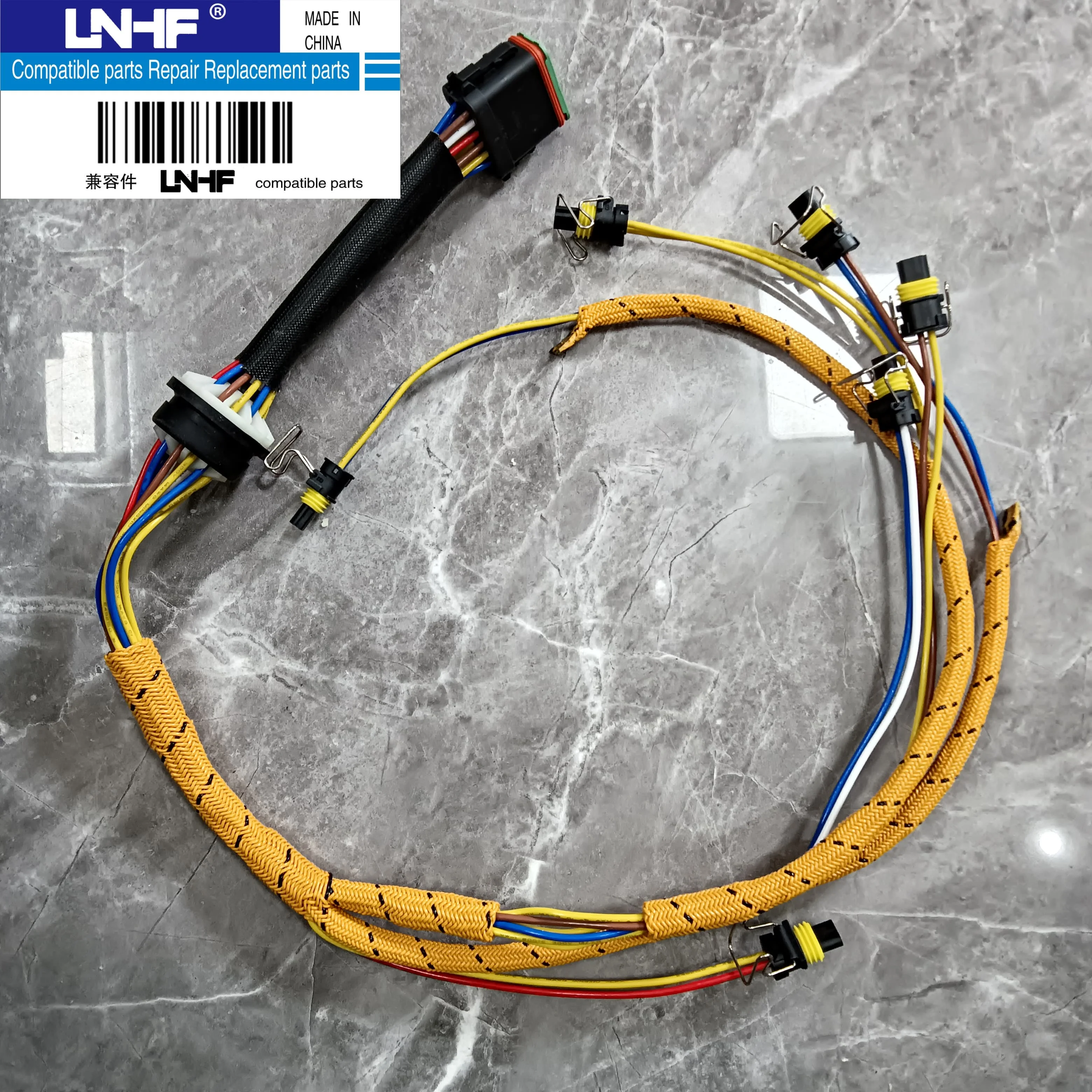 

LNHF 520-1511 Excavator E324D 325D 326D 327D 328D 329D Fuel Injector Wiring Harness 5201511 520-1511 For Catpillar