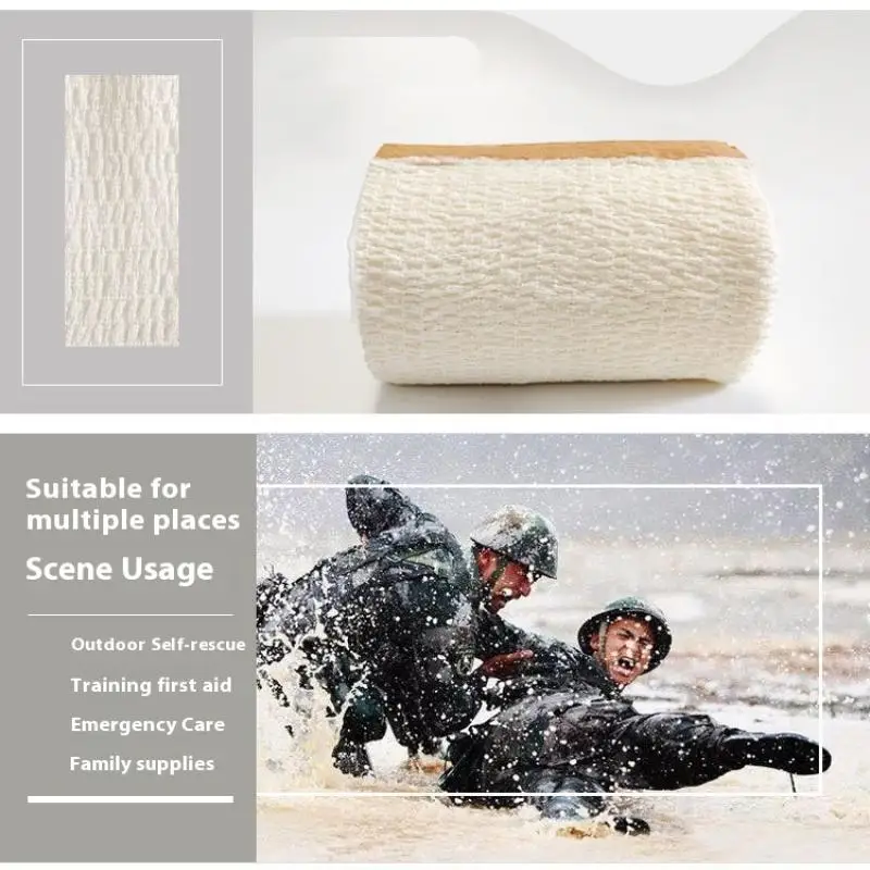 1 조각 이스라엘 붕대 야외 캠핑 하이킹을위한 응급 처치 상처 관리 보안 보호 의료 외상 키트