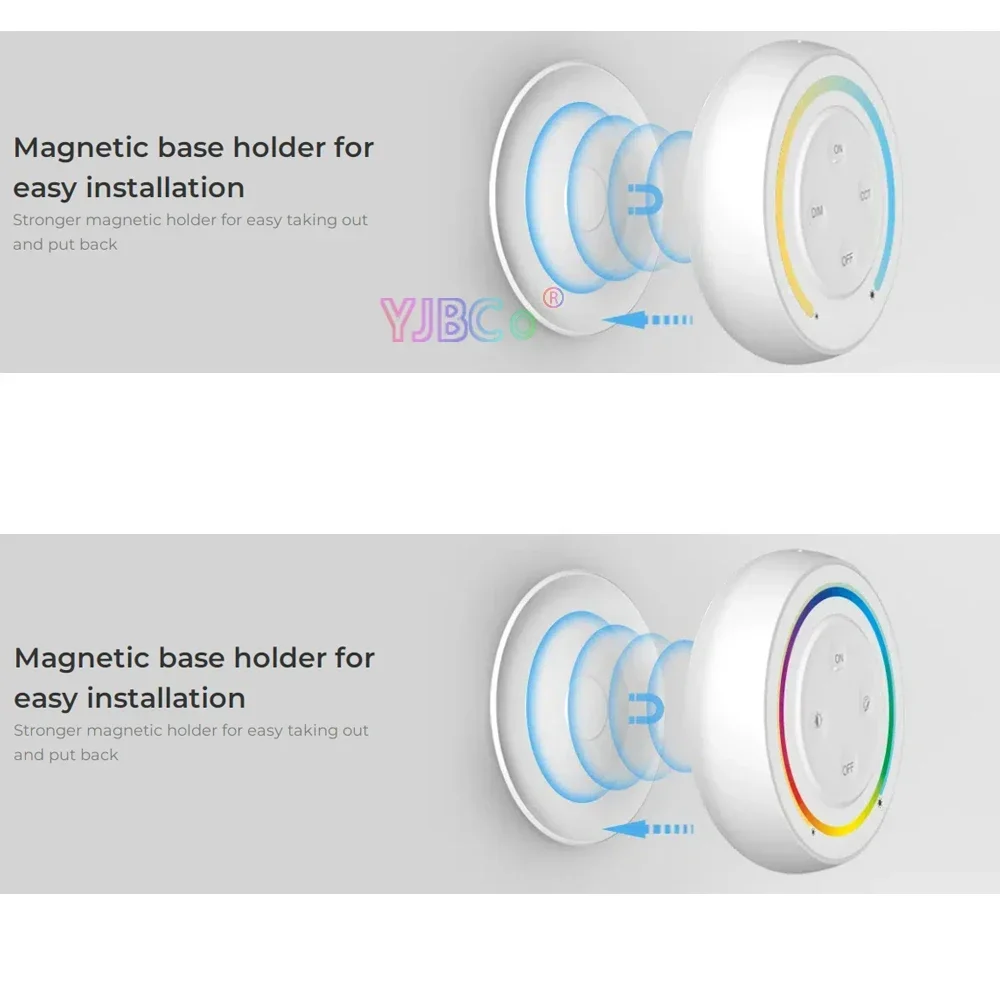 Miboxer أحادي اللون/مزدوج أبيض 2 في 1 2.4G شروق الشمس مفتاح بالتحكم عن بعد CCT باهتة RGB RGBW RGB + CCT 3 في 1 قوس قزح LED ضوء تحكم